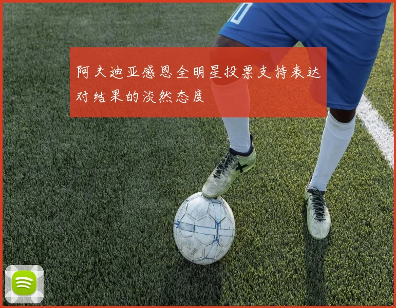 阿夫迪亚感恩全明星投票支持表达对结果的淡然态度
